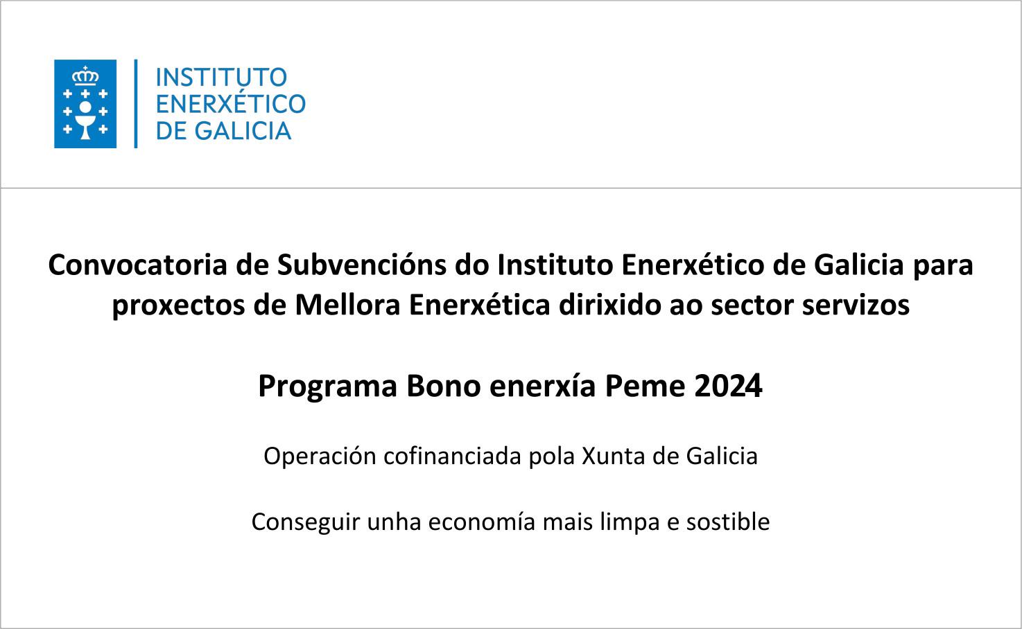 Programa Bono Enerxía Peme 2024